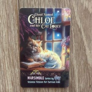 Yoto card- Cloud Named Chloe and her cat Louey